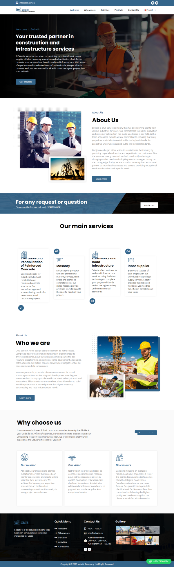 Sobatir EU — web design screenshot